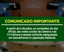 Comunicado Importante - Período Eleitoral 