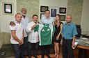 Rodrigo Alemão recebe visita de diretoria do Esporte Clube Cubatão